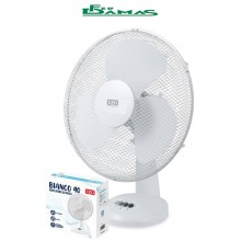 VENTILATORE DA TAVOLO D.30 MODELLO "BIANCO 30" CFG ART. EV109